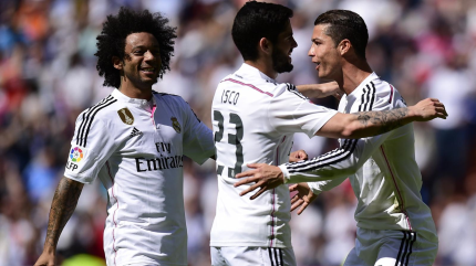 El Real Madrid gana 3-0 al Eibar 