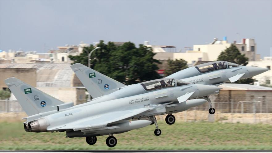 Un avión de combate de Arabia Saudí