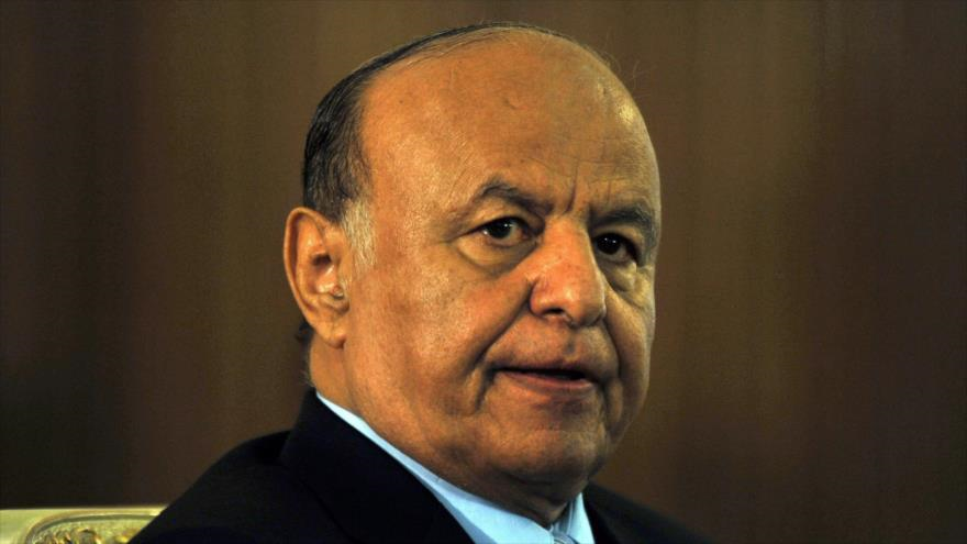 El presidente fugitivo de Yemen, Abdu Rabu Mansur Hadi.