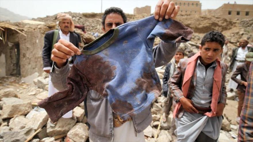 Mueren 2571 civiles por bombardeos saudíes en Yemen