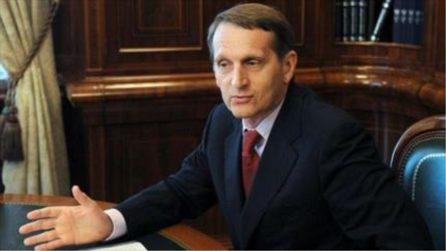 El presidente de la Duma Estatal rusa, Serguei Narishkin
