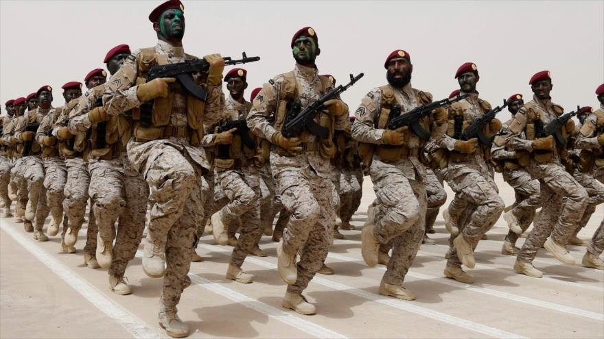 Fuerzas militares saudíes.