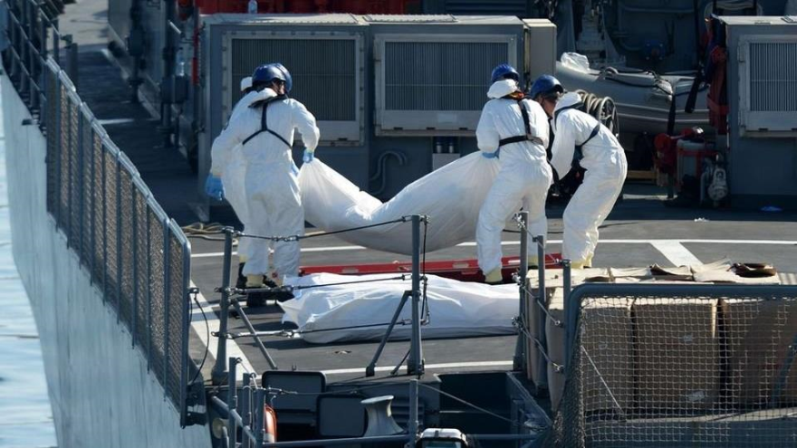 Cuerpos recuperados de inmigrantes tras naufragio en el mar Mediterráneo