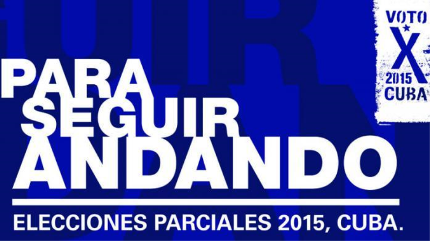 Los votantes cubanos deben poner la X en el casillero del candidato de su preferencia