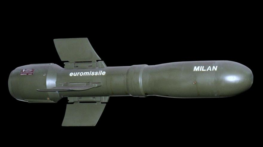Misil antitanque MILAN, fabricado por Francia