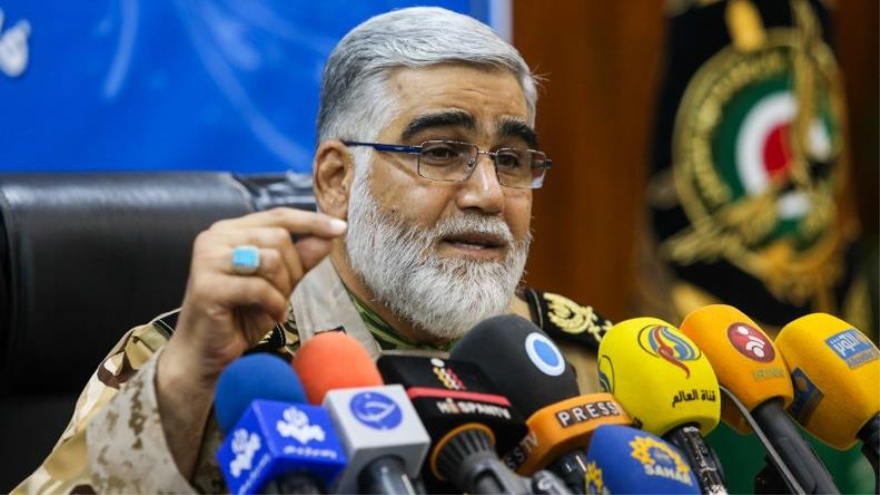 Comandante de la Fuerza Terrestre del Ejército de la República Islámica de Irán, el general de brigada Ahmadreza Purdastan.
