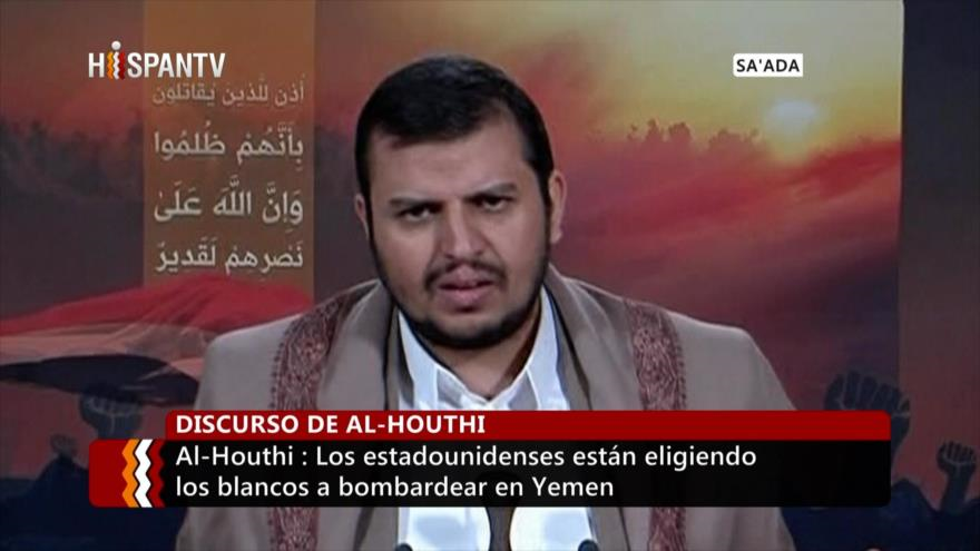El líder del movimiento popular yemení Ansarolá, Abdul-Malik Al-Houthi. 19 de abril de 2015