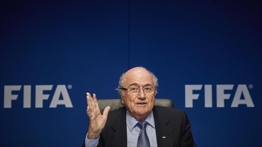 El presidente de la Federación Internacional de Fútbol Asociación (FIFA), Joseph Blatter