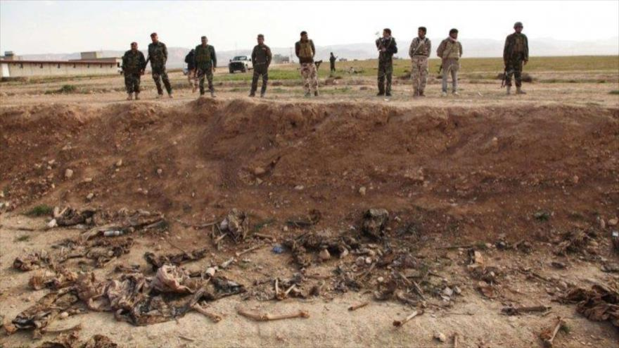 Fosa común en Irak, descubierta el pasado 7 de febrero de 2015