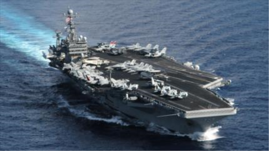 El portaviones estadounidense USS Theodore Roosevelt