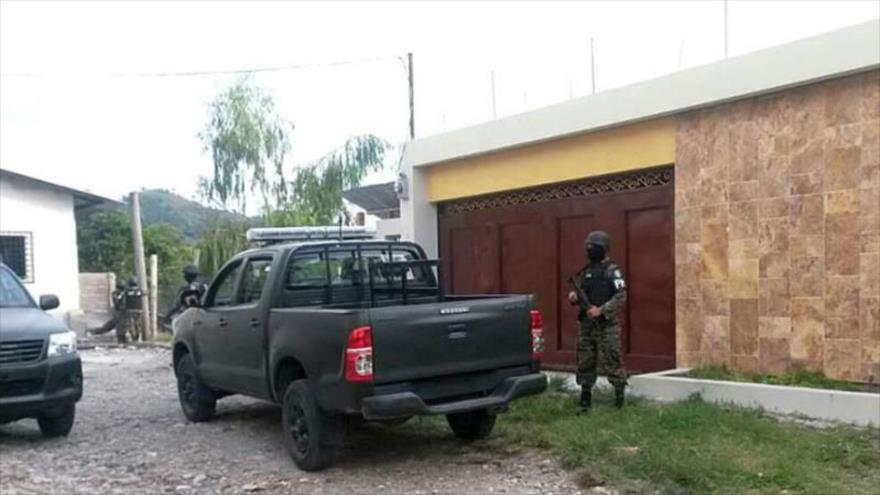 Vivienda donde fueron capturados hondureños y mexicanos vinculados con el plan magnicida contra presidente de Honduras.