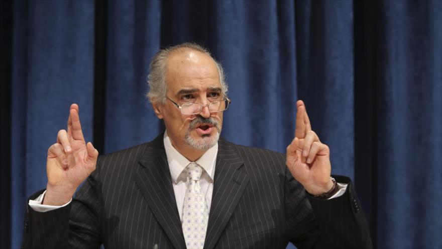 El representante de Siria ante la Organización de las Naciones Unidas (ONU), Bashar al-Yafari