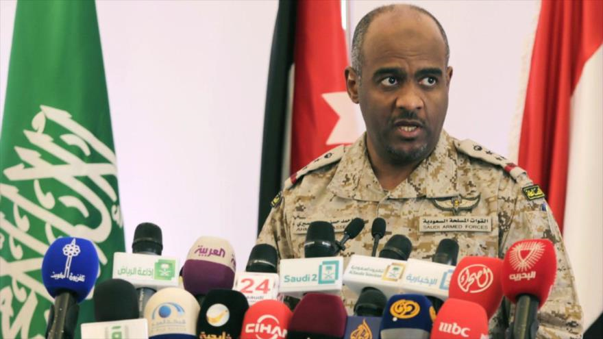 El portavoz militar saudí, el general de brigada Ahmad al-Asiri.