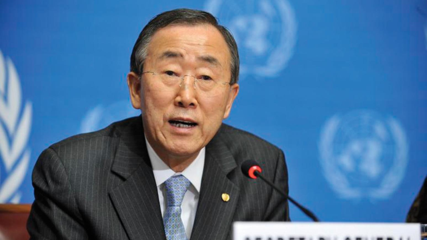 Ban Ki-moon, secretario general de la Organización de las Naciones Unidas (ONU)