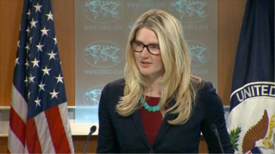 La portavoz adjunta del Departamento de Estado estadounidense, Marie Harf