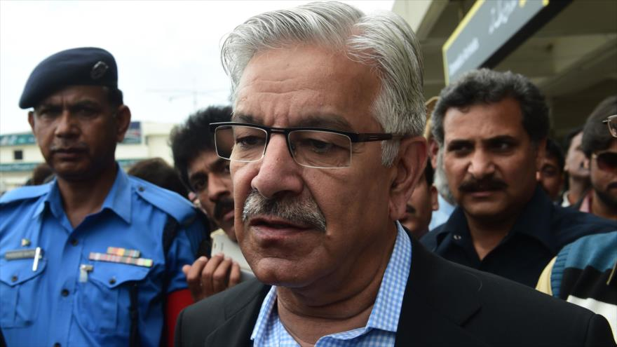 El ministro de Defensa de Paquistán, Jawaja Asif