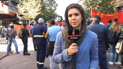 Trabajadores uruguayos marchan contra adhesión de su país al TISA