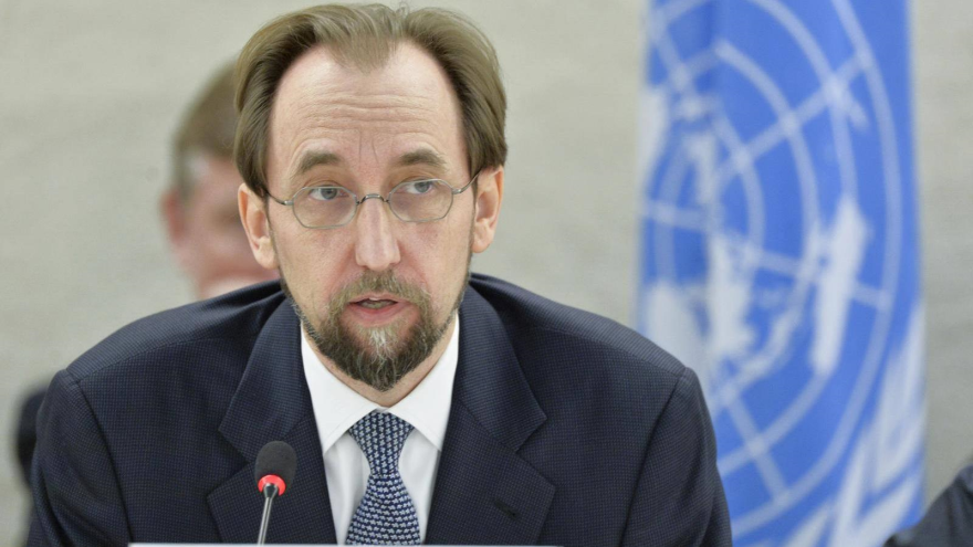 El Alto Comisionado de las Naciones Unidas para los Derechos Humanos, el jordano Zeid Raad al-Husein