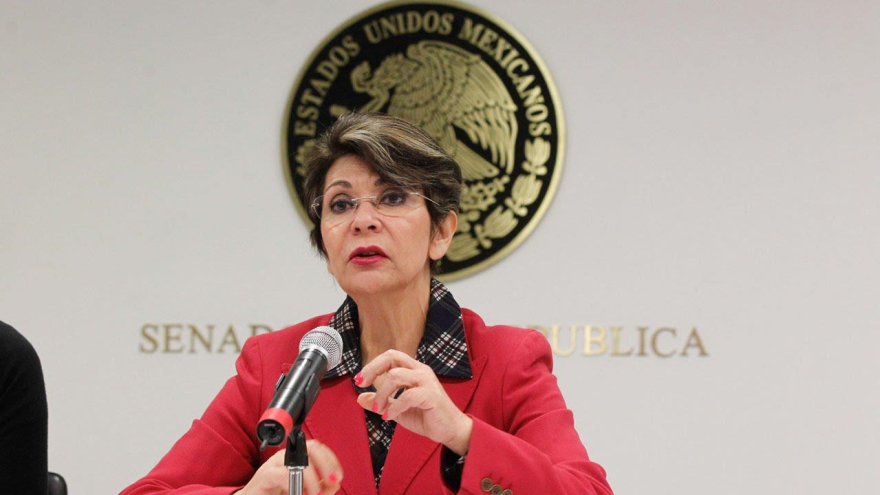 La presidenta de la comisión de derechos humanos del Senado mexicano, Angélica de la Peña