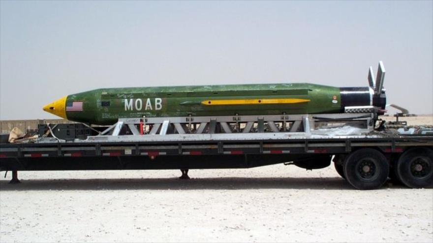 Bomba de fabricación estadounidense MOAB.