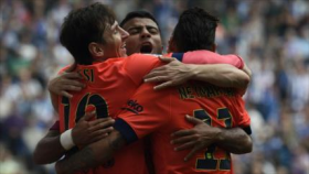 Barcelona vence a Espanyol en la liga española