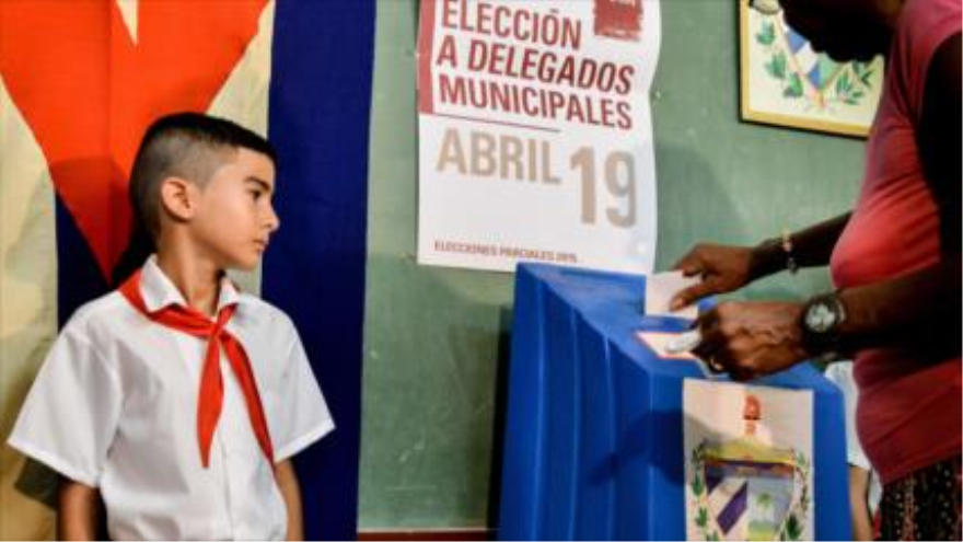 La primera ronda de elecciones municipales de Cuba se celebró el 19 de abril.