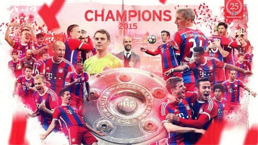 El Bayern de Múnich se proclama campeón de la Bundesliga. 26 de abril de 2015
