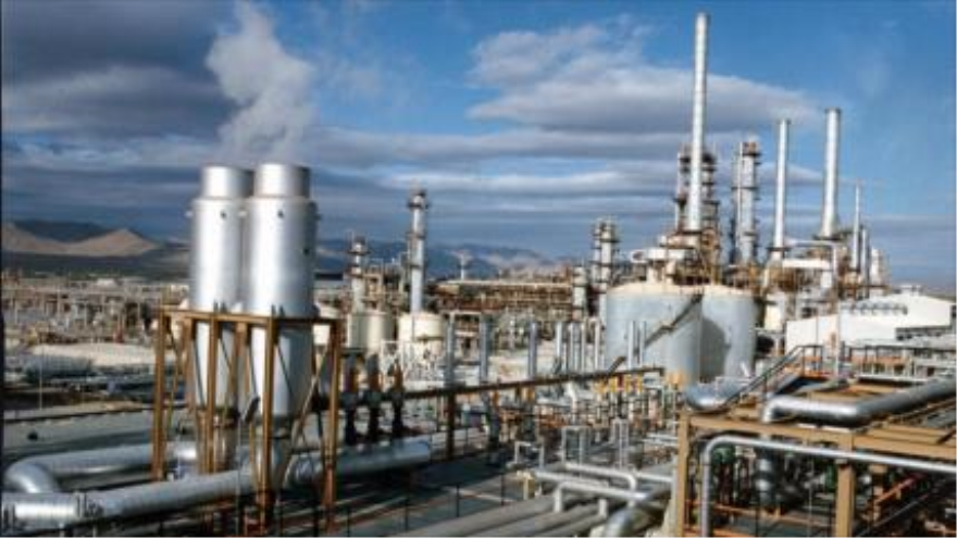 El campo gasífero de Pars del Sur en Irán