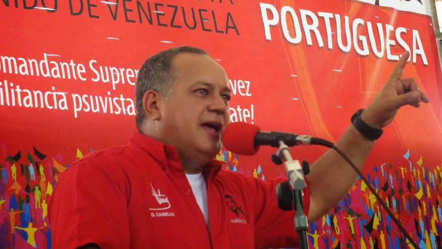 Diosdado Cabello, presidente de la Asamblea Nacional (AN) de Venezuela