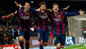 Barcelona derrota 6-0 a Getafe por su explosivo triente sudamericano