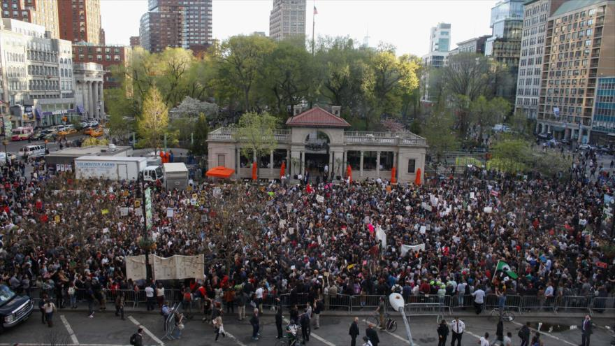 Nueva York y Washington se levantan en solidaridad con Baltimore