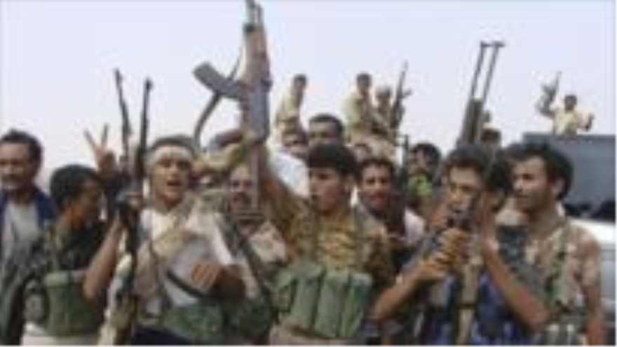 Combatientes tribales en Yemen