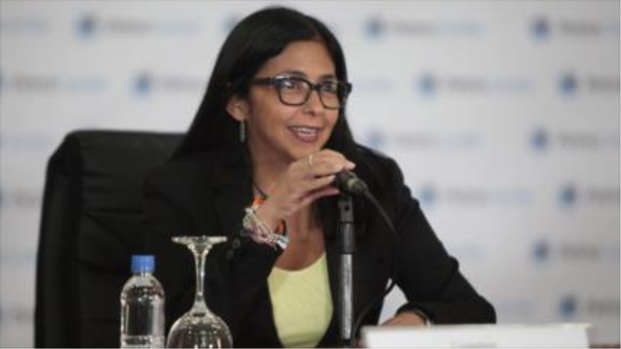 La ministra venezolana de Exteriores, Delcy Rodríguez