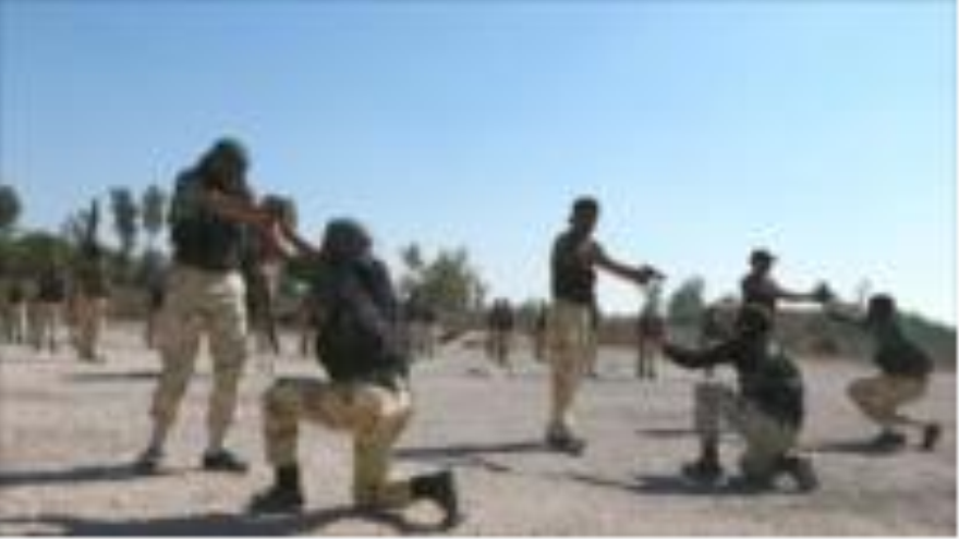 Campo de entrenamiento de los terroristas que luchan contra el Gobierno sirio