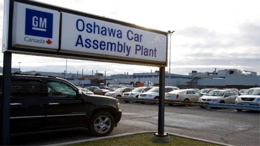 La filial General Motors (GM) en Oshawa, Canadá