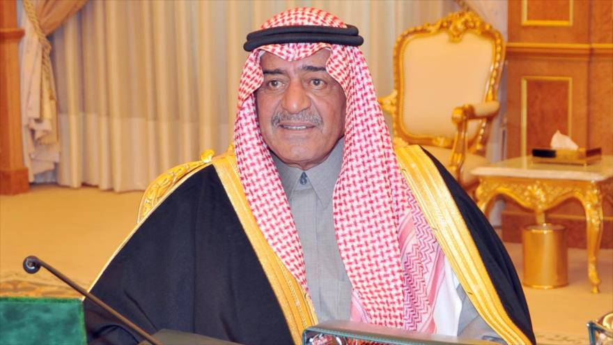 El destituido príncipe heredero saudí, Muqrin bin Abdulaziz