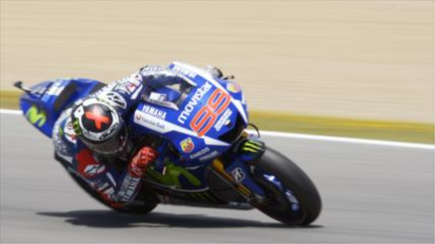 El español Jorge Lorenzo gana el GP de España de MotoGP. 