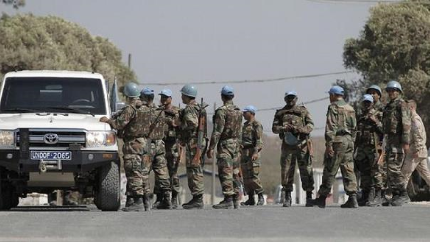 Cascos azules de la ONU desplegados en altos de Golán
