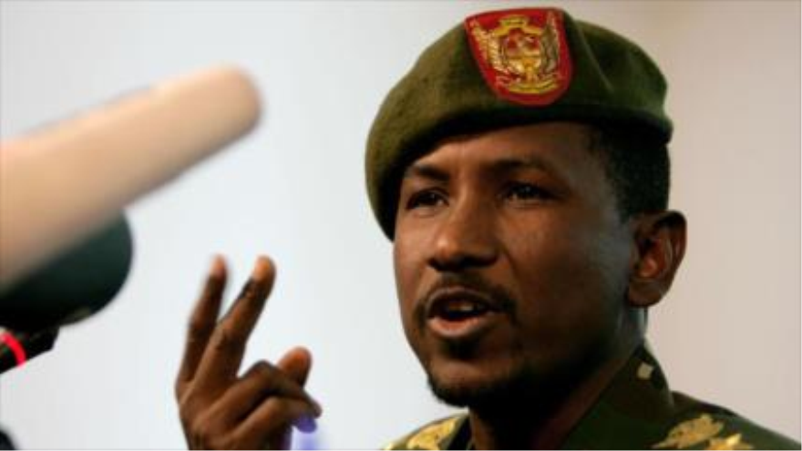 El coronel sudanés Jalid Saad Al-Sawarmi, portavoz de las Fuerzas Armadas de Sudán