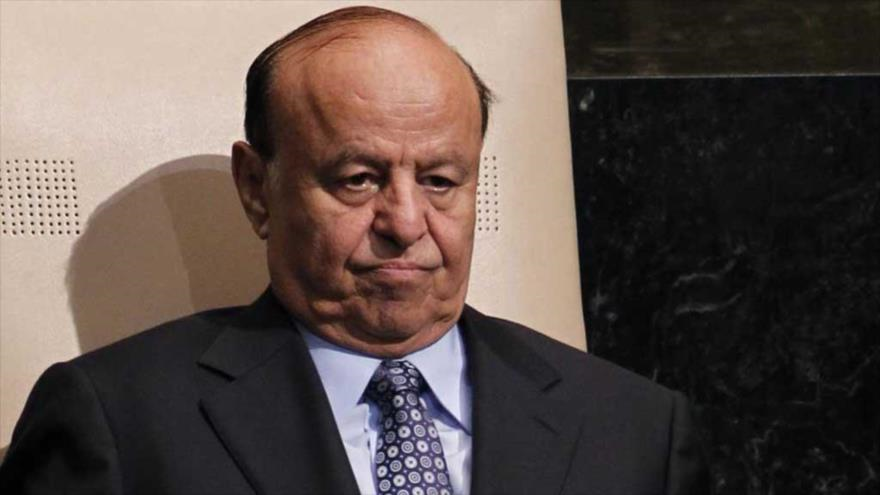 El expresidente prófugo yemení Abdu Rabu Mansur Hadi.
