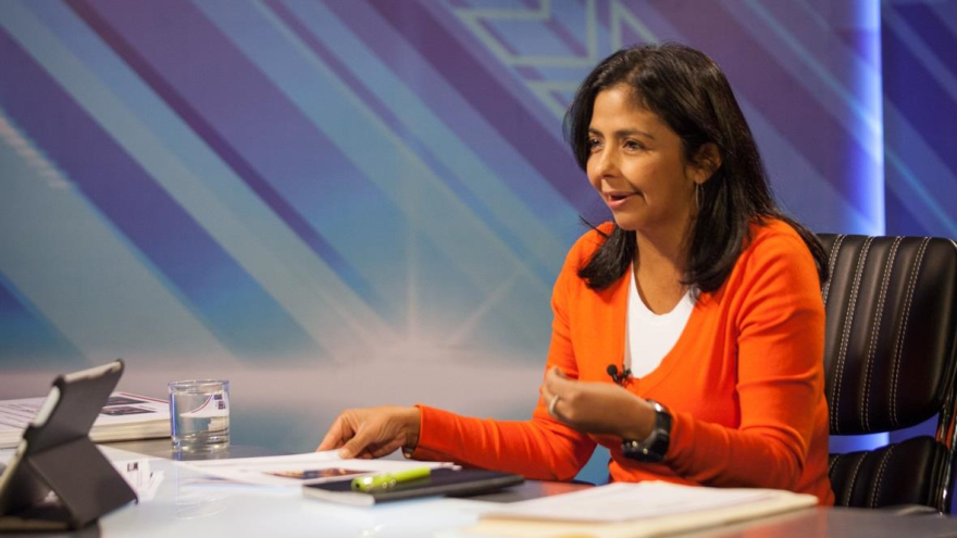 La Canciller venezolana, Delcy Rodríguez