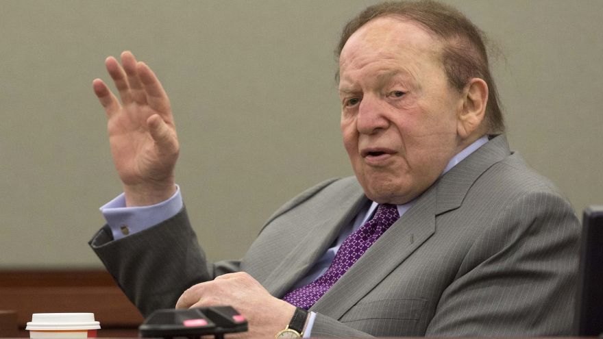 Sheldon Adelson, magnate de casinos y gran donante sionista de la política estadounidense