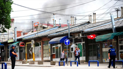 OTAN y UE piden "contención" en Macedonia tras 22 muertes