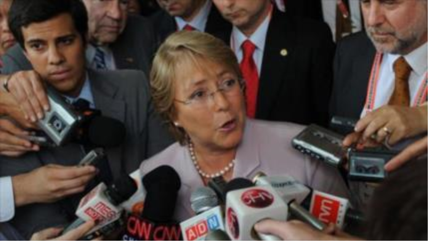 La presidenta chilena, Michelle Bachelet presenta su nuevo gabinete. 11 de marzo de 2015