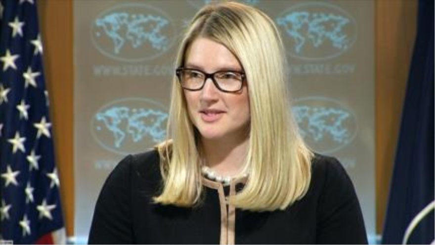 La portavoz del Departamento de Estado estadounidense, Marie Harf