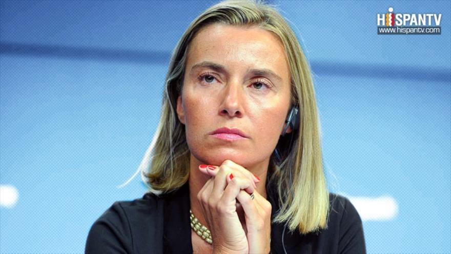La jefa de la Diplomacia de la UE, Federica Mogherini.