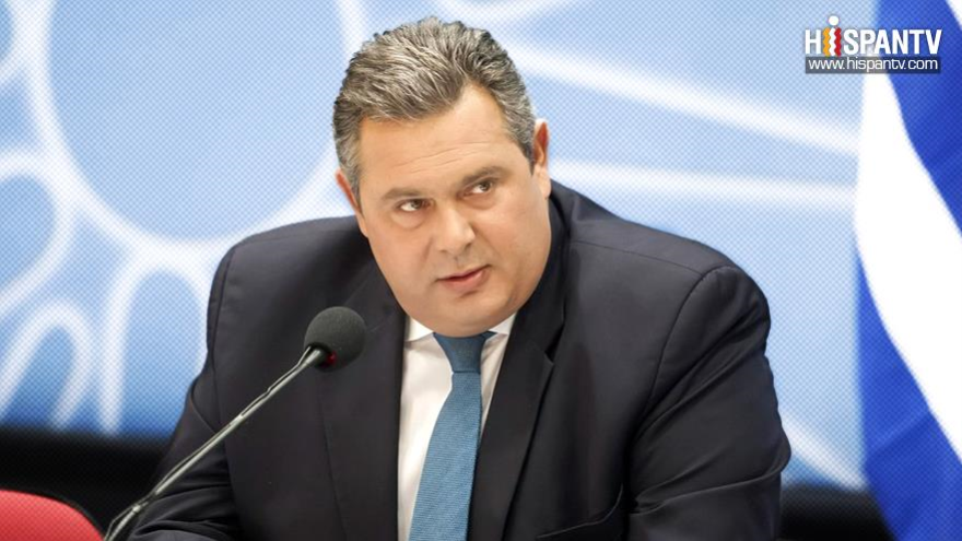 El ministro de Defensa griego, Panos Kammenos.