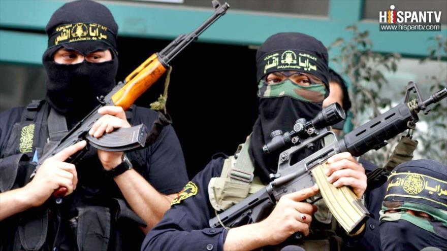 Combatientes de Yihad Islámica Palestina.