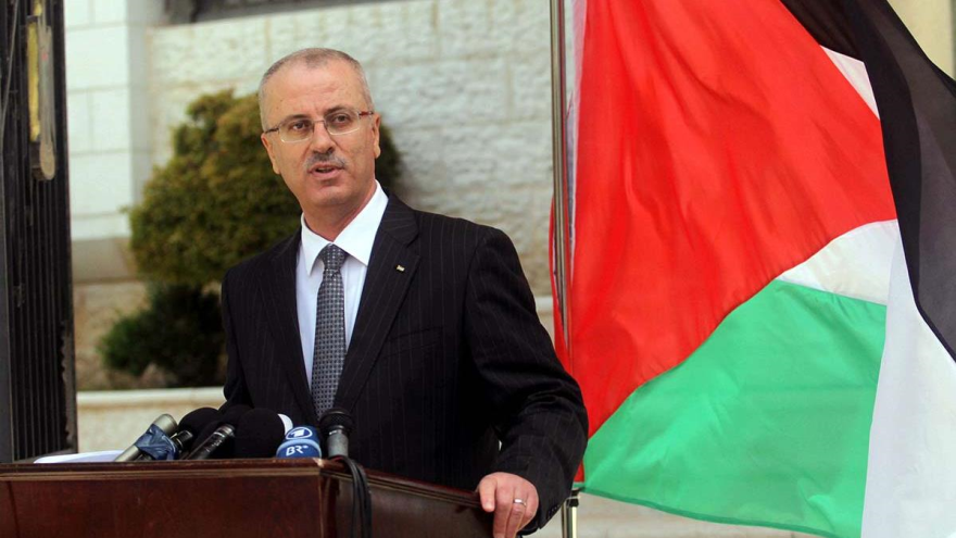 El primer ministro palestino, Rami Hamdolá