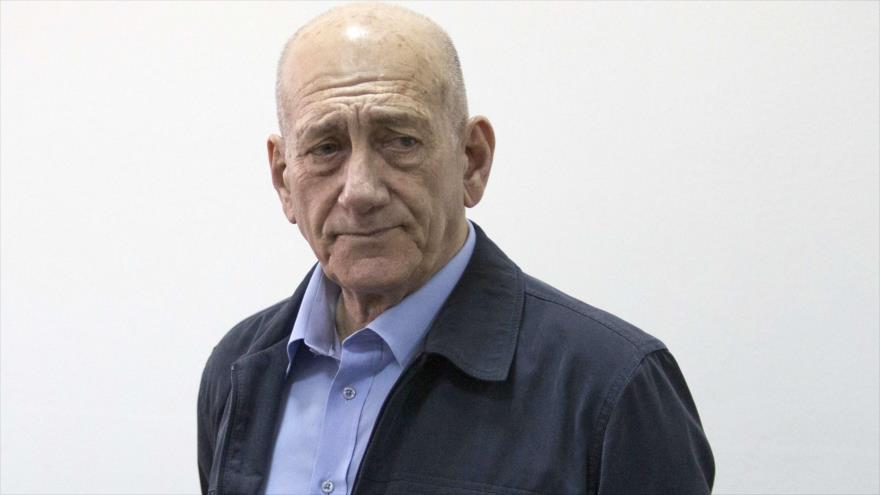 El ex primer ministro del régimen israelí Ehud Olmert. 